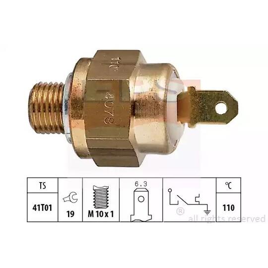 1.840.078 - Temperature Switch, coolant warning lamp 