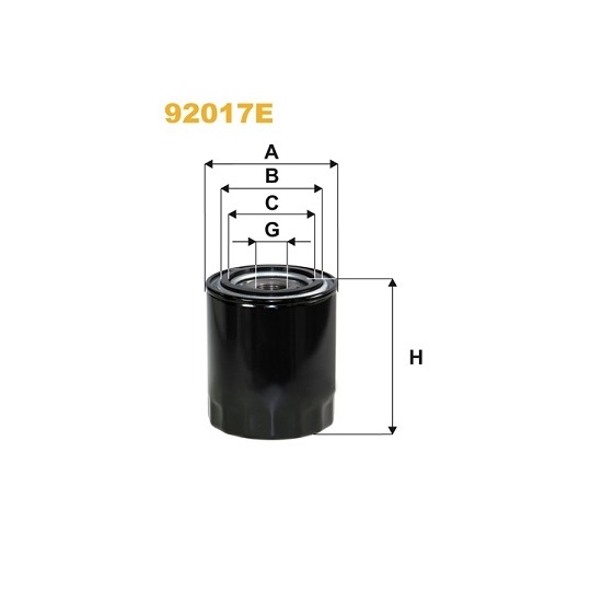 92017E - Oil filter 