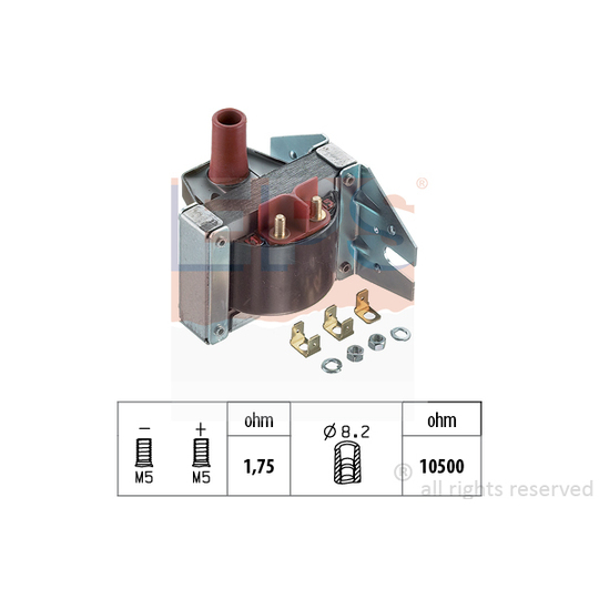 1.970.101D - Ignition coil 