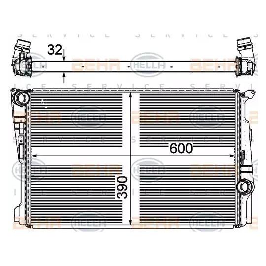 SM-AS616-26SA - Radiaator, mootorijahutus 