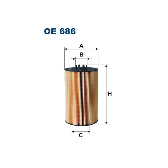 OE 686 - Oil filter 
