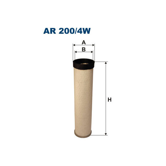 AR 200/4W - Secondary Air Filter 