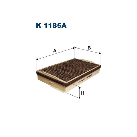 K 1185A - Filter, kupéventilation 