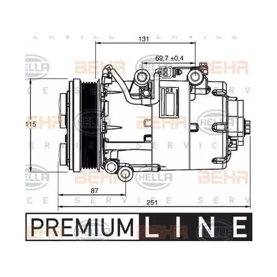 8FK351 113-481 - Compressor, air conditioning 