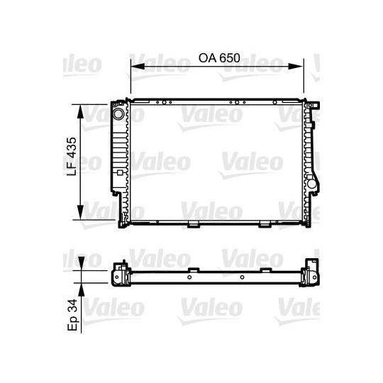 731523 - Radiator, engine cooling 