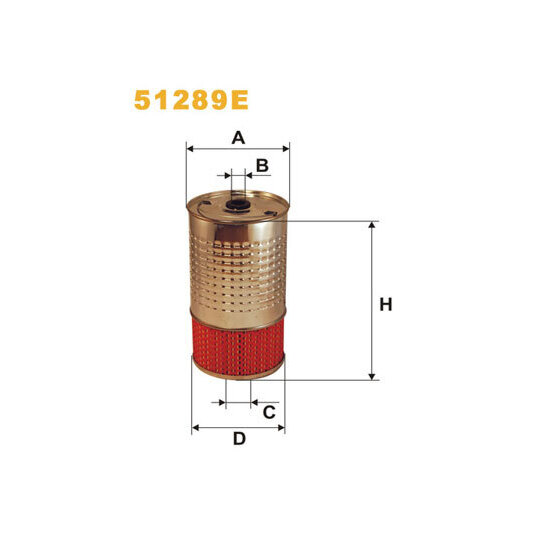 51289E - Oil filter 