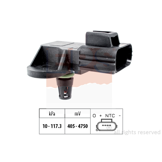 1.993.100 - Air Pressure Sensor, height adaptation 