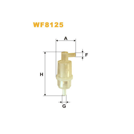 WF8125 - Polttoainesuodatin 