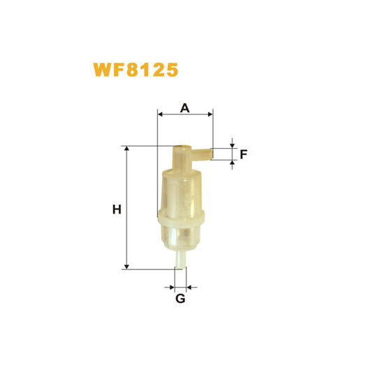 WF8125 - Fuel filter 