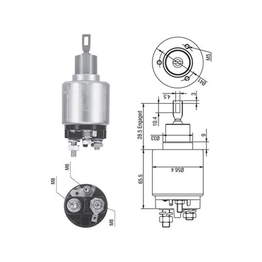 940113050271 - Solenoid Switch, starter 