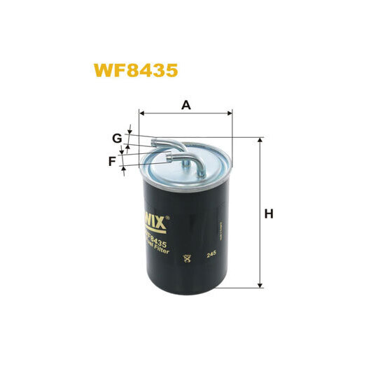 WF8435 - Polttoainesuodatin 