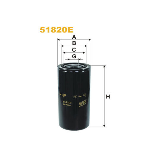 51820E - Oil filter 