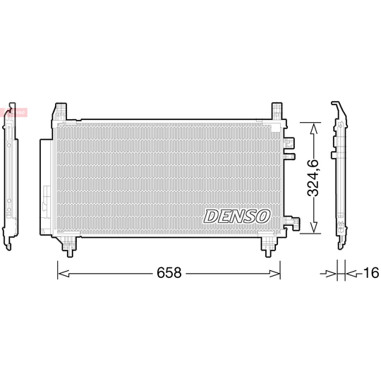DCN50046 - Condenser, air conditioning 
