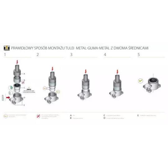 00286062 - Sleeve, control arm mounting 