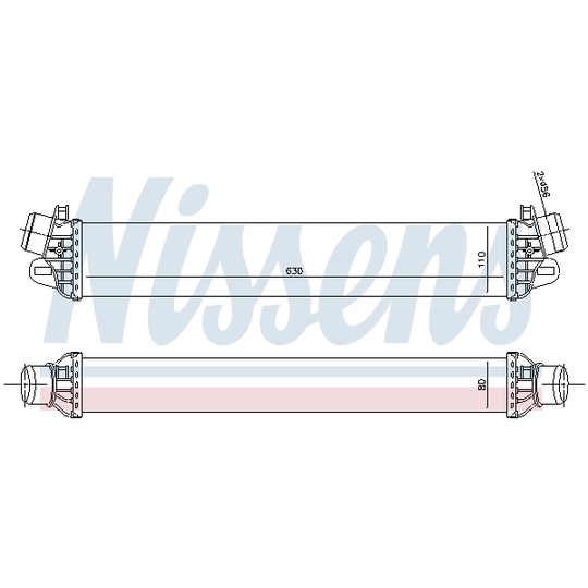 96505 - Intercooler, charger 