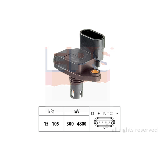 1.993.088 - Air Pressure Sensor, height adaptation 