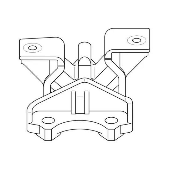 207 763 - Motormontering 