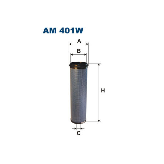 AM 401W - Toisioilmasuodatin 