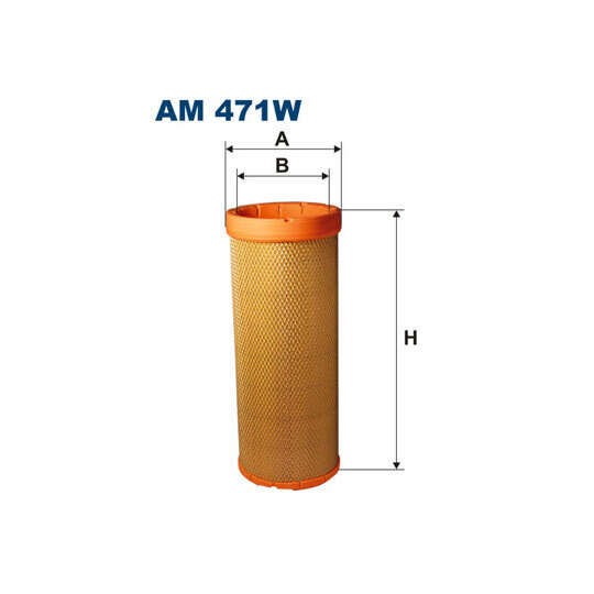AM 471W - Sekundärluftfilter 