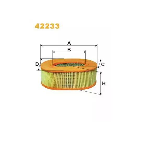 42233 - Air filter 