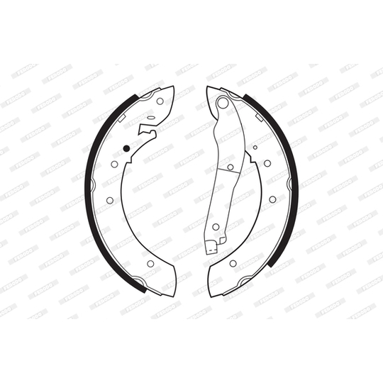 FSB159 - Brake Shoe Set 