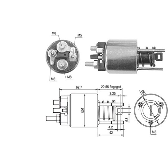 940113050423 - Solenoid Switch, starter 