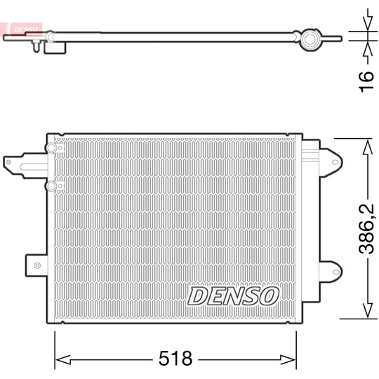DCN02005 - Condenser, air conditioning 