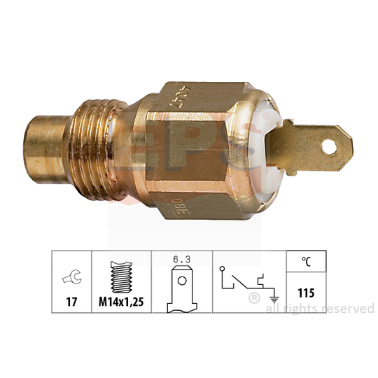1.840.047 - Temperature Switch, coolant warning lamp 
