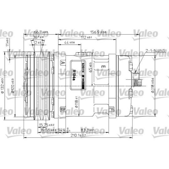 815881 - Kompressor, klimatanläggning 