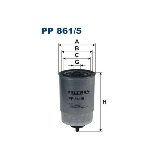 PP 861/5 - Kütusefilter 