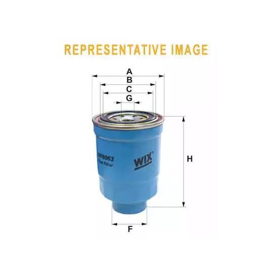 WF8062 - Fuel filter 