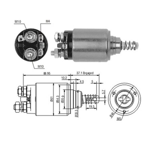 940113050189 - Solenoid Switch, starter 