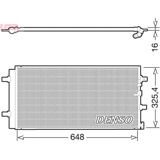 DCN02021 - Lauhdutin, ilmastointilaite 