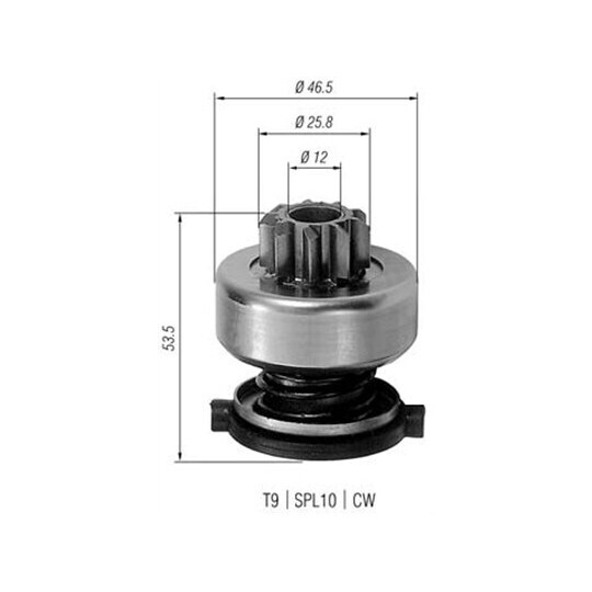 940113020226 - Starter pinion 