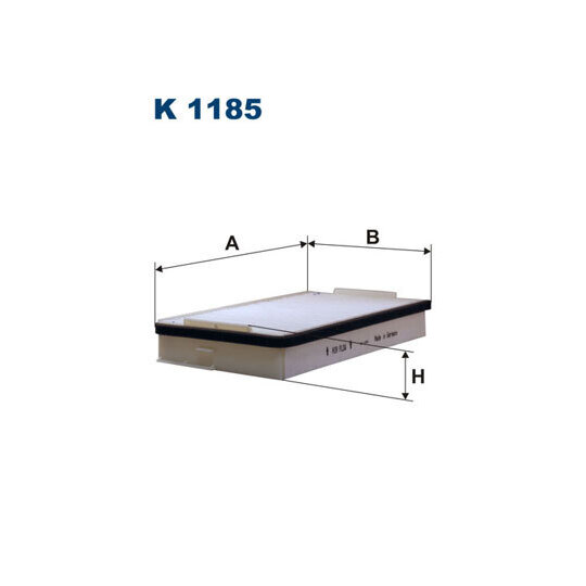 K 1185 - Filter, kupéventilation 