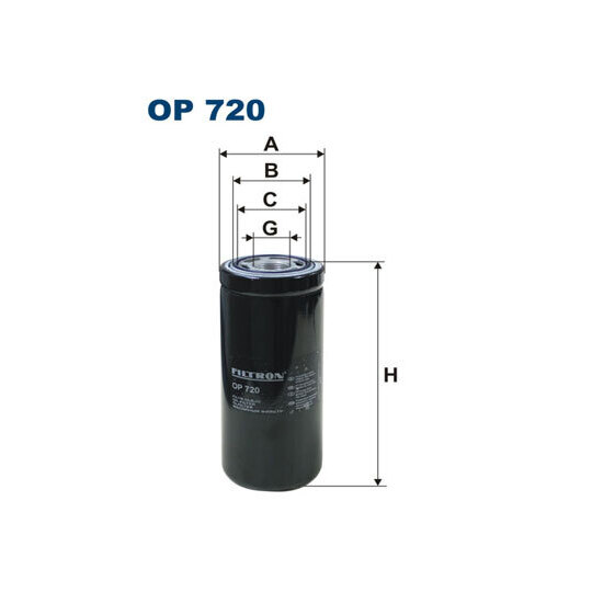 OP 720 - Hydrauliikkasuodatin, automaattivaihteisto 