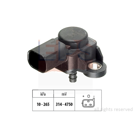 1.993.102 - Air Pressure Sensor, height adaptation 