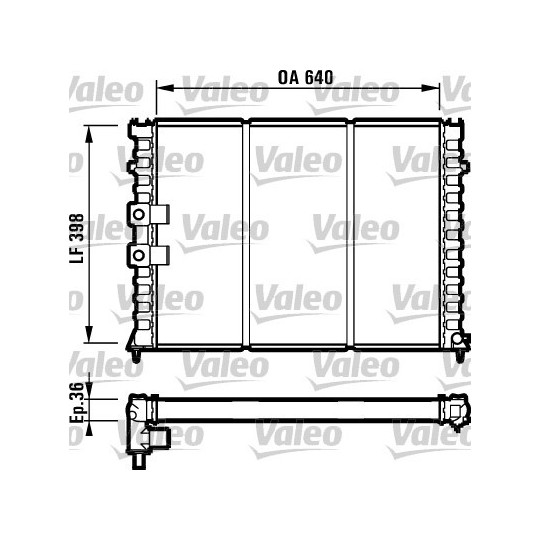 731586 - Radiator, engine cooling 