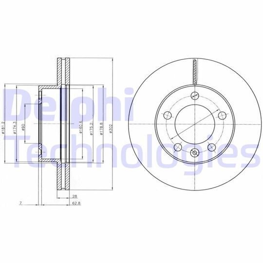 BG4328 - Brake Disc 