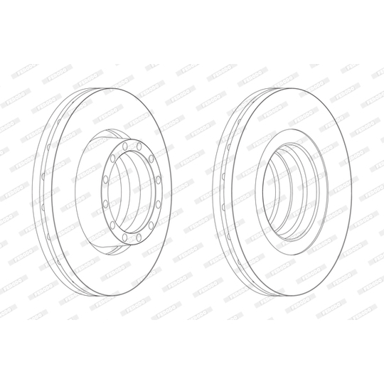 FCR132A - Brake Disc 