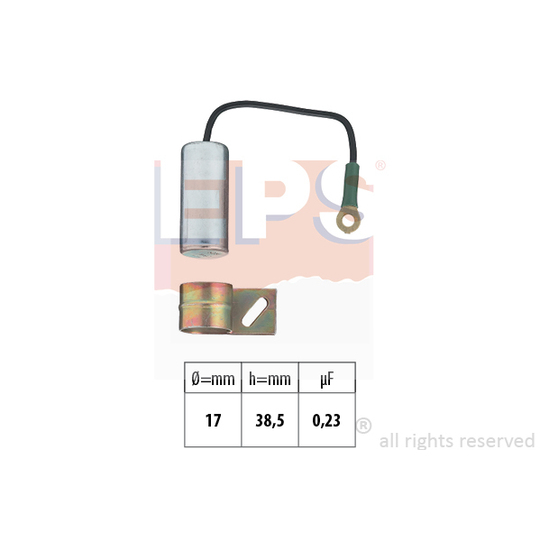 1.142.056 - Condenser, ignition 