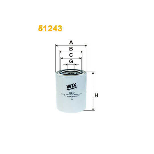 51243 - Oil filter 