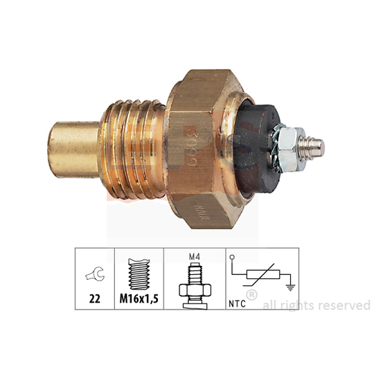 1.830.099 - Sensor, oil temperature 