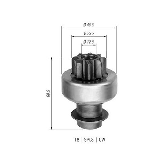 940113020097 - Starter pinion 