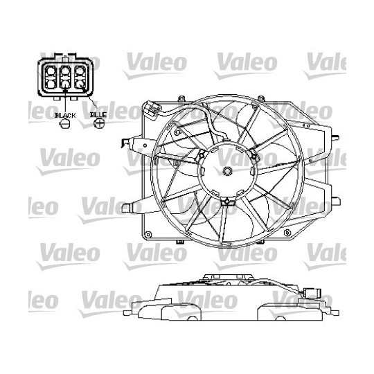 696152 - Fan, radiator 