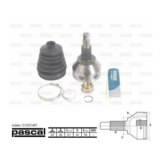G1D014PC - Joint Kit, drive shaft 
