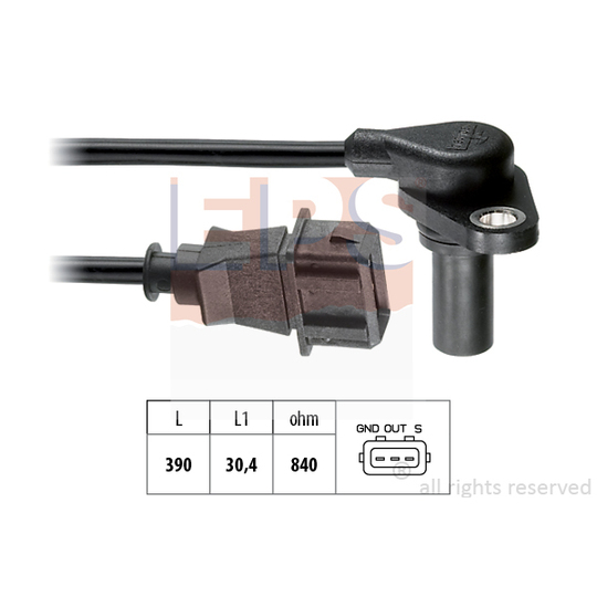 1.953.204 - RPM Sensor, automatic transmission 