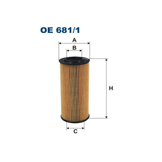 OE 681/1 - Hydrauliikkasuodatin, automaattivaihteisto 
