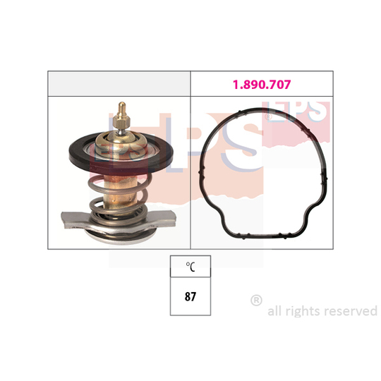 1.880.805 - Thermostat, coolant 