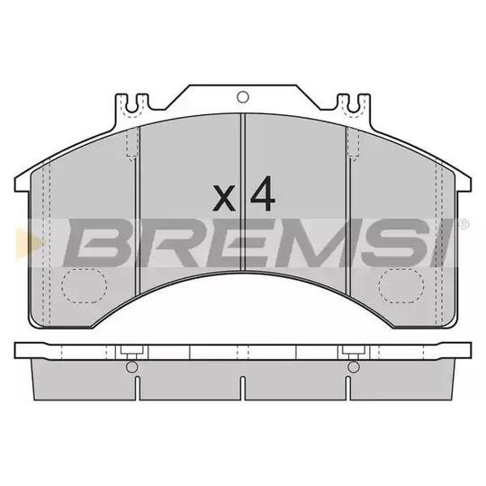 BP 7251 - Brake Pad Set, disc brake 